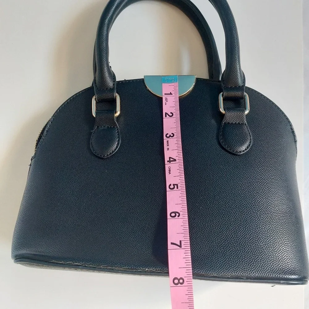 Aldo Black Pentir Satchel‎ Faux Leather